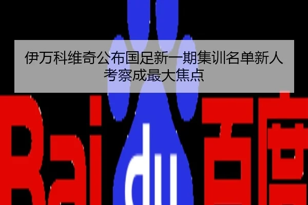 伊万科维奇公布国足新一期集训名单新人考察成最大焦点